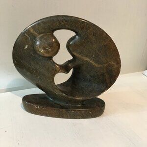 Shona Artisan Art Sculpture " Ring Of Love" Hand Carved